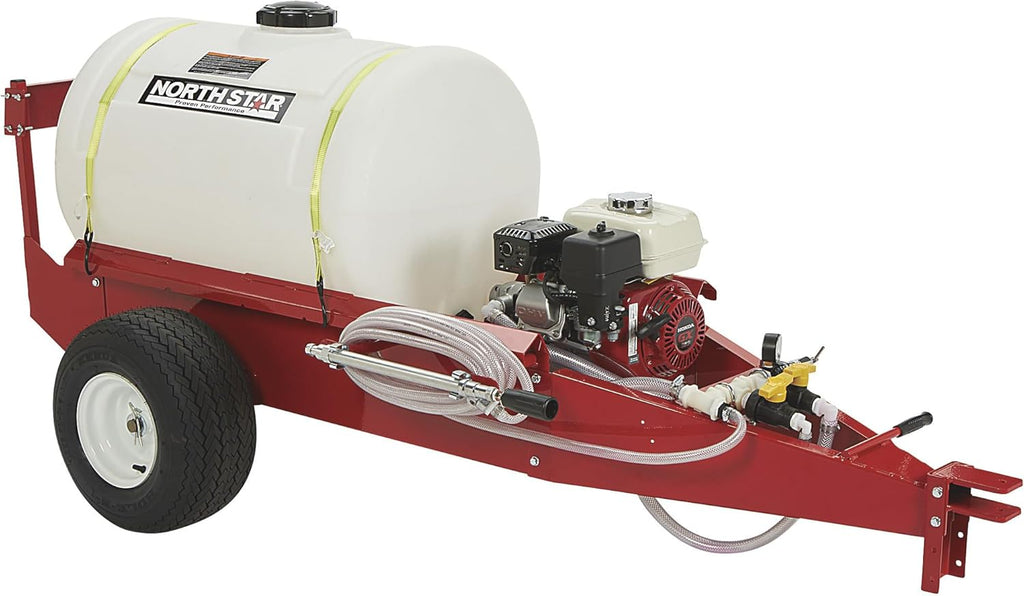 55-Gallon Tow-Behind Trailer Sprayer with 7 GPM 160cc Honda Engine A34610