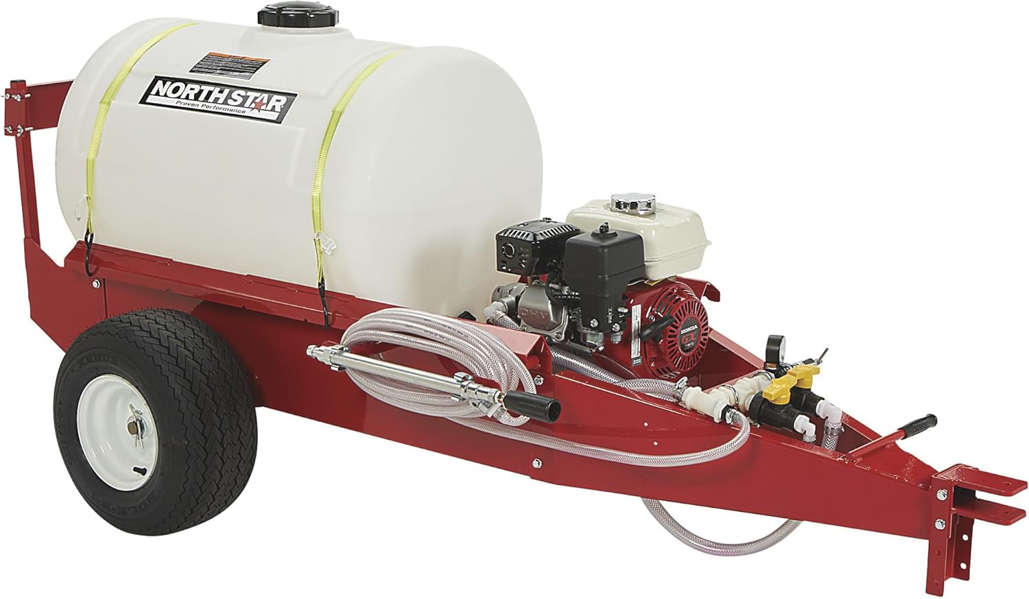 55-Gallon Tow-Behind Trailer Sprayer with 7 GPM 160cc Honda Engine A34610