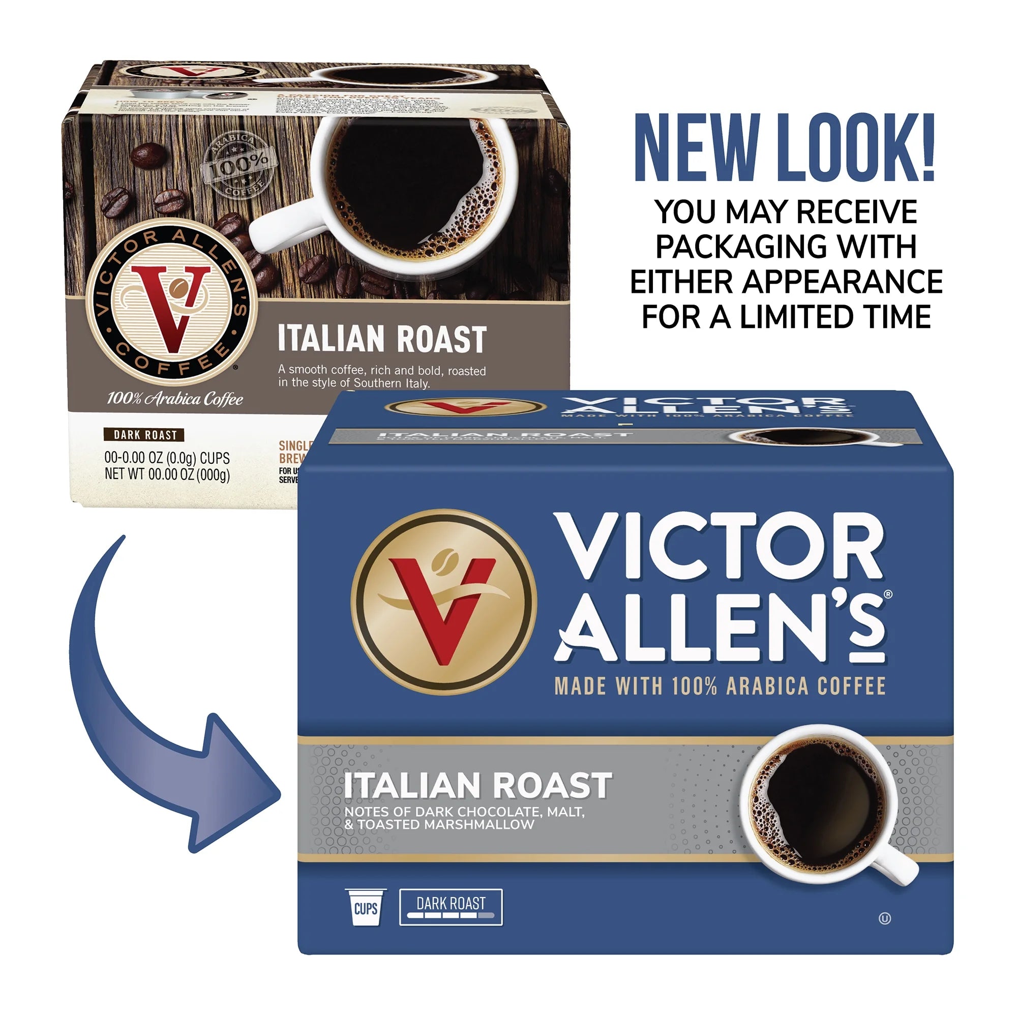 Italian Roast Dark Roast Coffee Pods, 200 count C6593