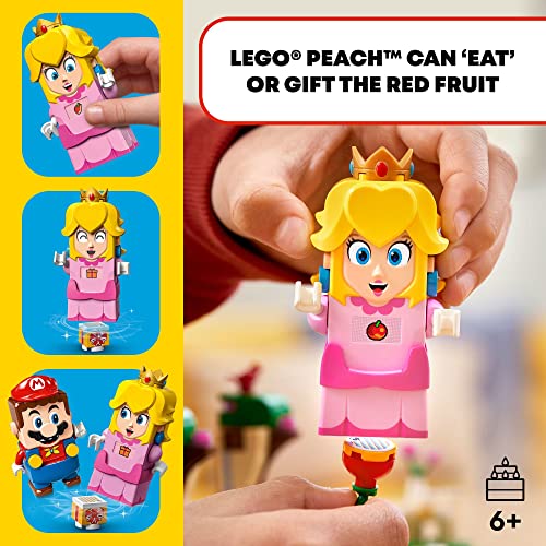 LEGO Super Mario Adventures with Peach Starter Course, Buildable Game, Toy with Interactive Figure, Yellow Toad & Lemmy, 71403 Y902942