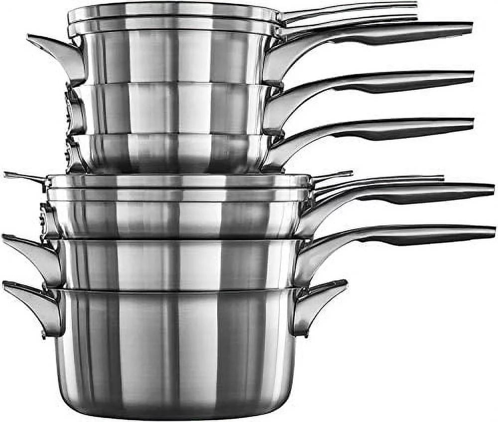 10-Piece Stainless Steel Cookware Set Y316926