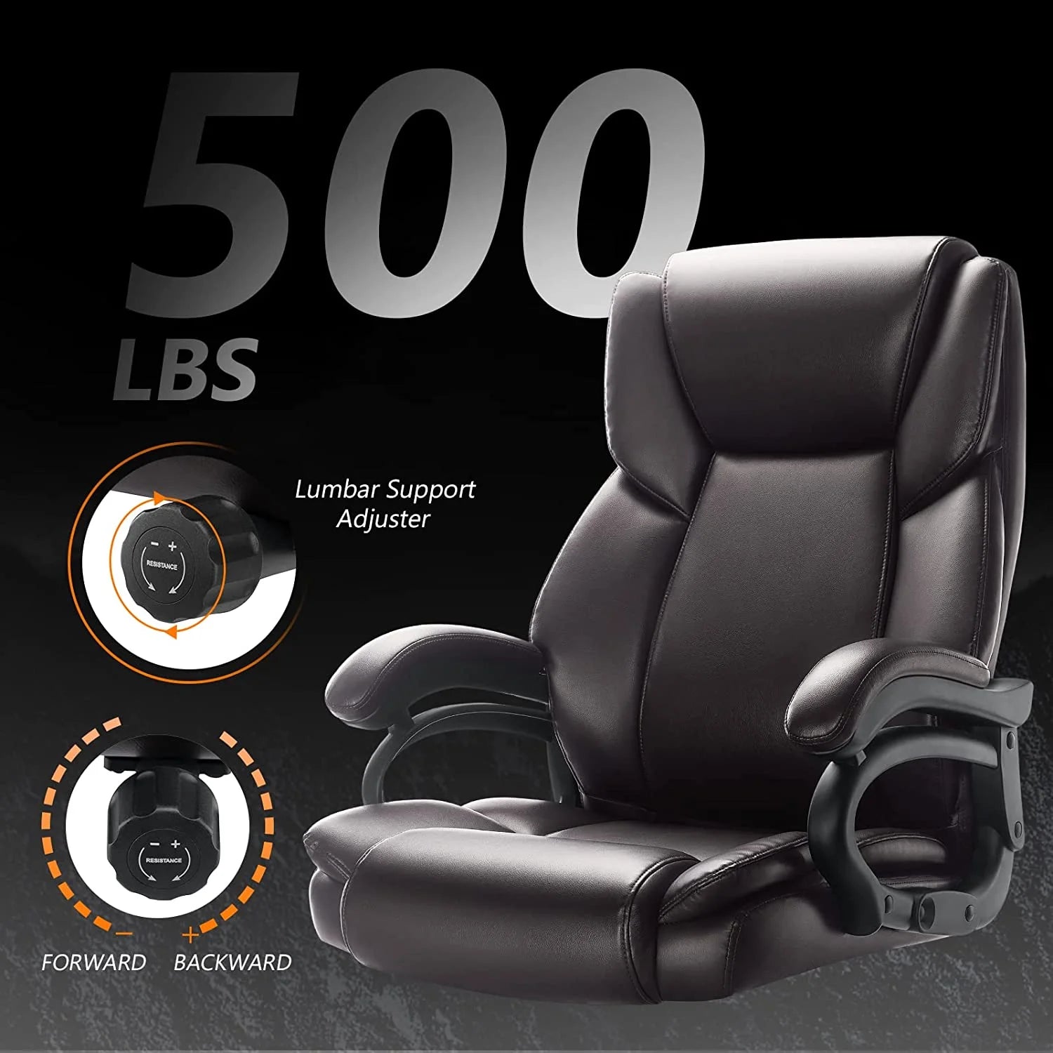 Heavy Duty High Back Office Chair with Tilt Lock G687