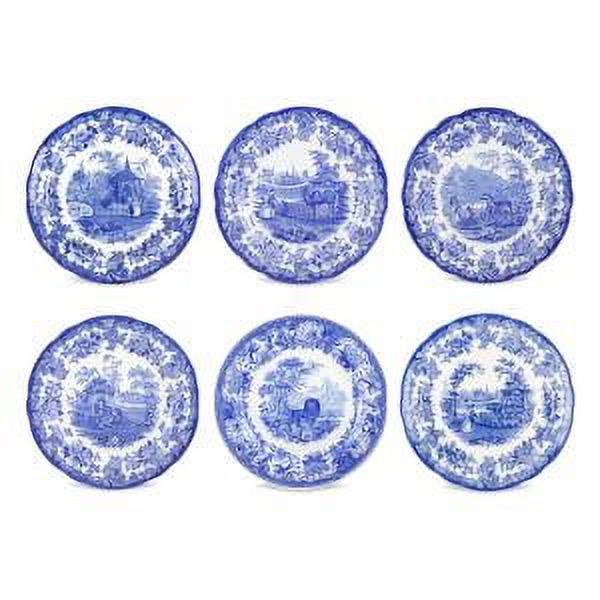 Set of 6 Assorted Motifs Plates C72885