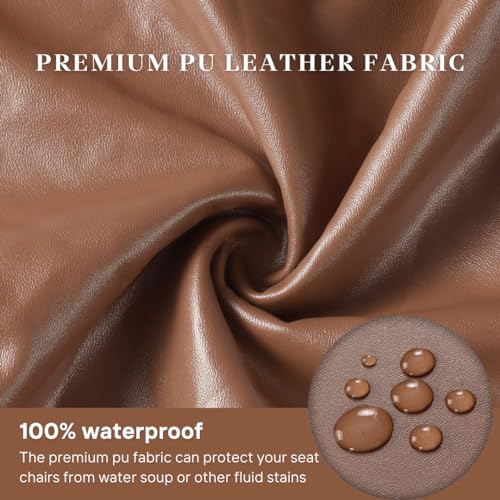 Waterproof PU Bar Stool Covers Set of 2 E6288