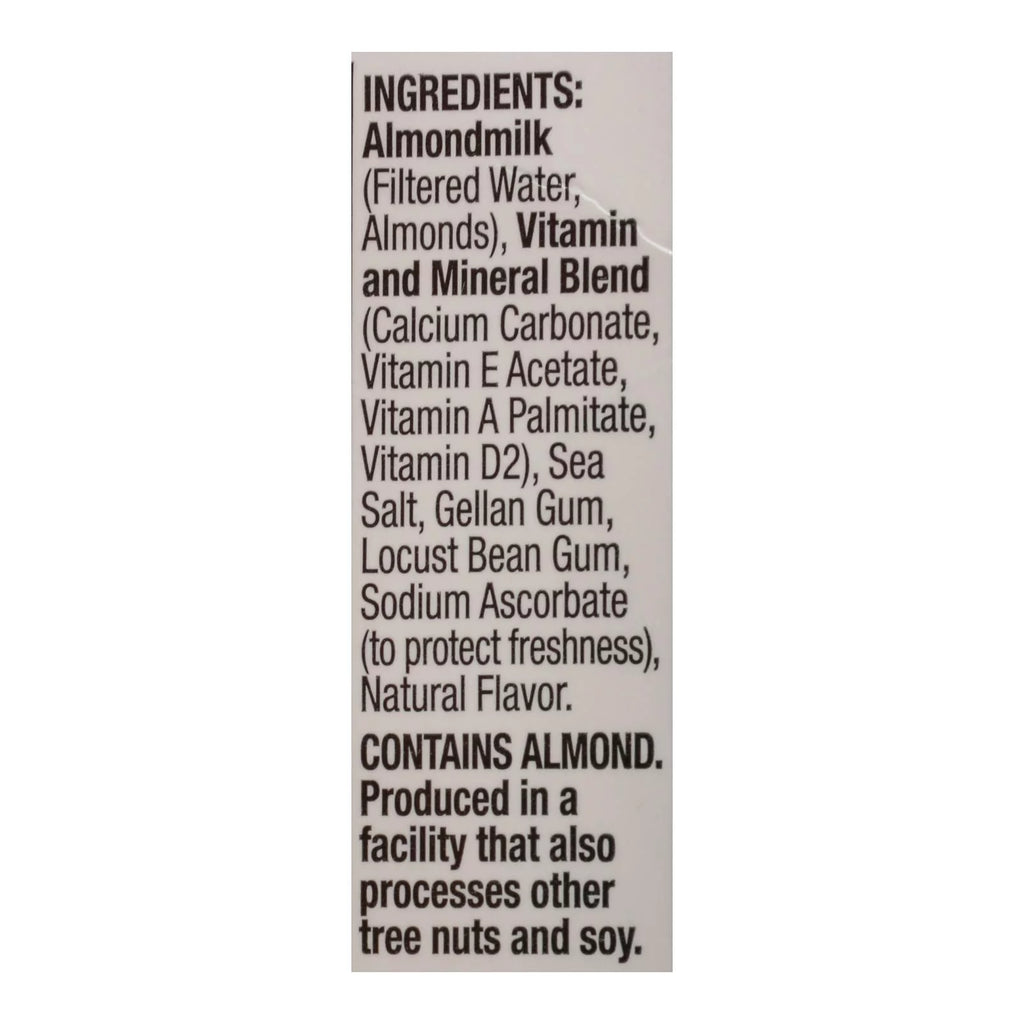Unsweetened Vanilla Almond Milk - Case of 6 - 32 Fl oz. D60596