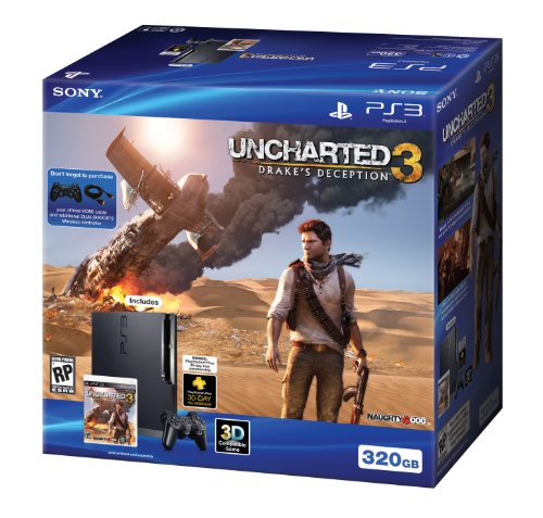 320GB Uncharted 3 Bundle B354