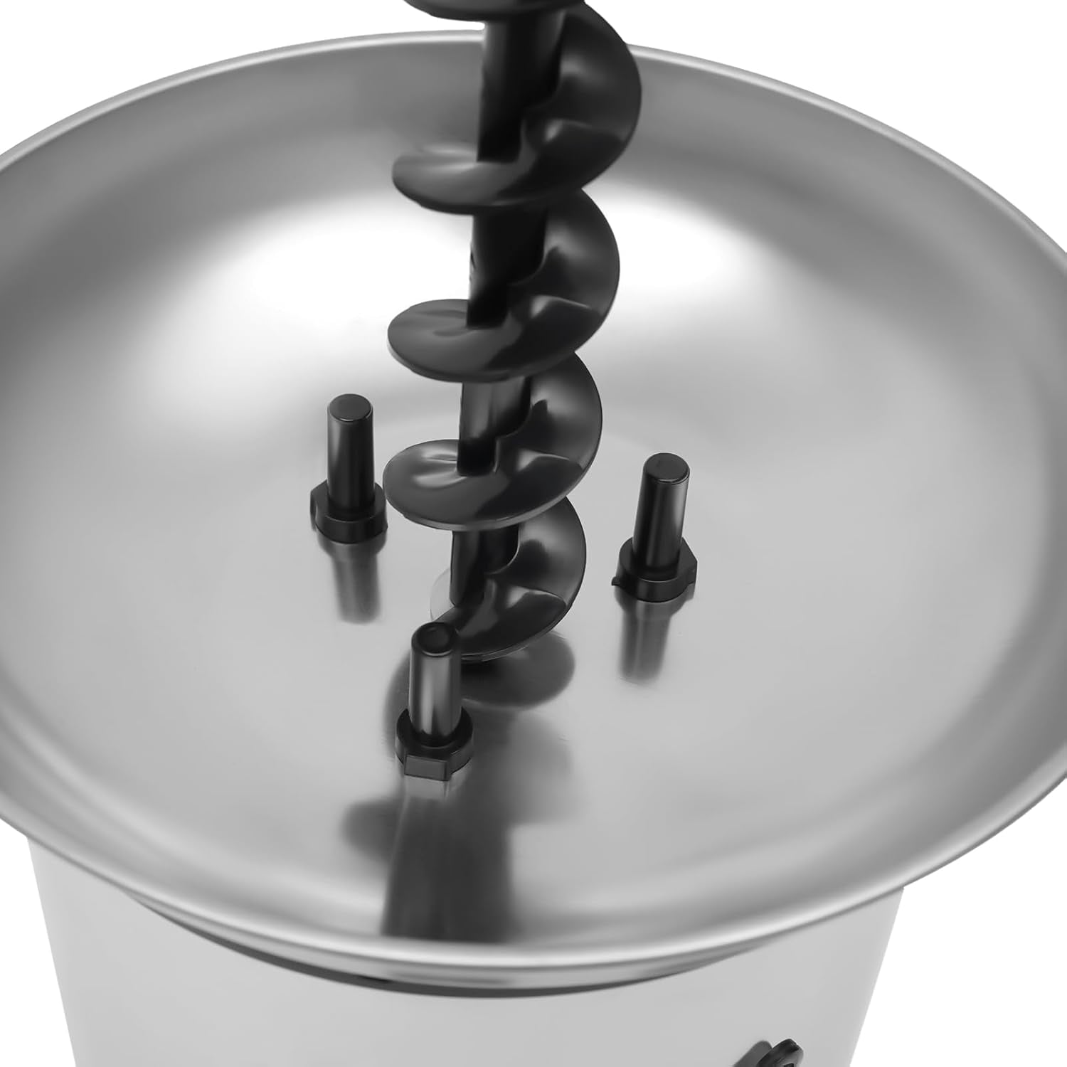 4-Tier Stainless Steel Chocolate Fountain Machine, 110V, 170W, 1kg/2.2lbs Q61366
