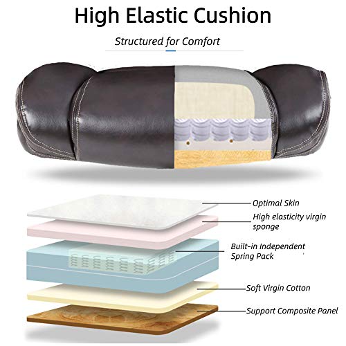 PU Leather Ergonomic High Back Office Chair with Massage Lumbar Support X6789