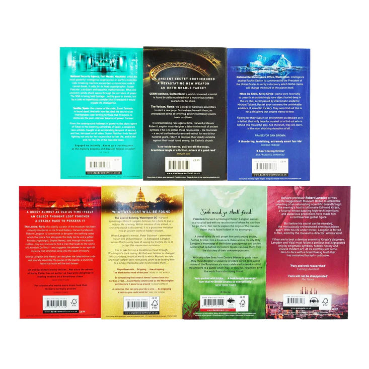 7 Books Paperback Fiction Set T6739