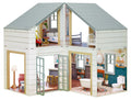 Real Wood Dollhouse with 14 Accessories R45220