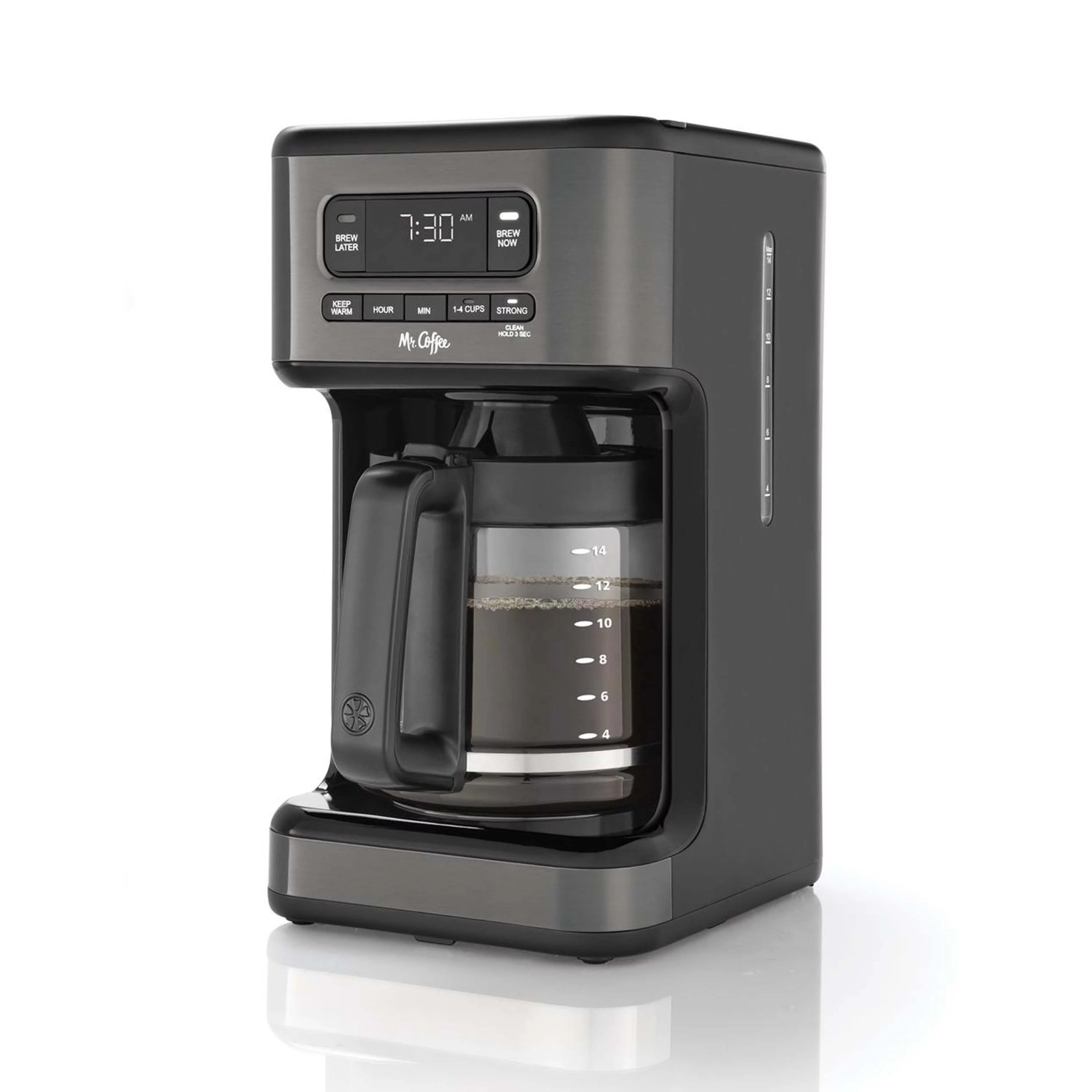 14-Cup Dark Stainless Programmable Coffee Maker J103
