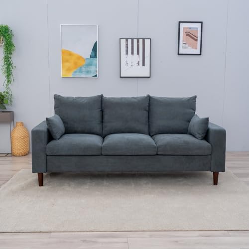 Grey Fabric 3-Seater Sofa T16236