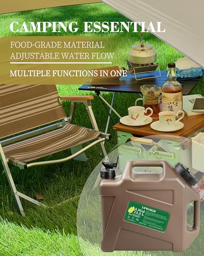 5 Gallon Water Jug and 2.6Gal Collapsible Water Bag Set of 2 Z3175