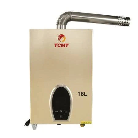 Gold Natural Gas Tankless Water Heater with Digital Display R655