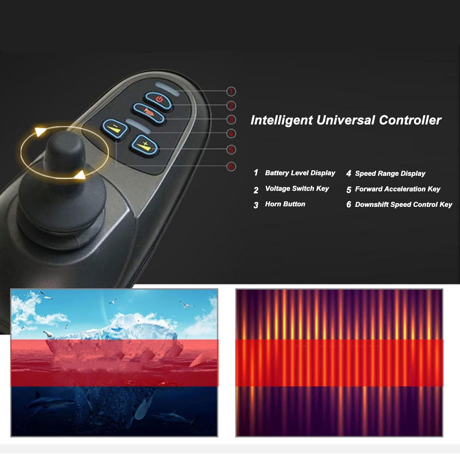 4 Keys Universal Electric Wheelchair Joystick Controller R46754