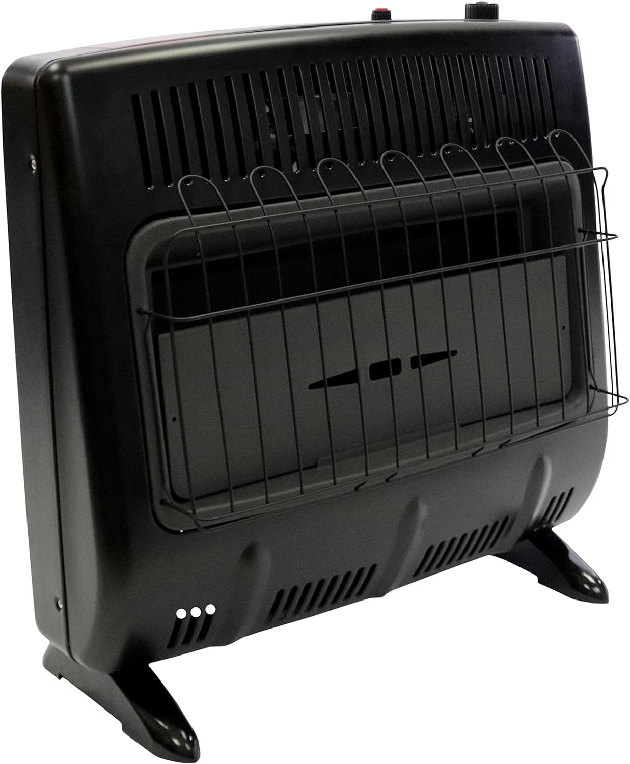 Black 30000 BTU Vent Free Natural Gas Wall Mount Space Heater D134