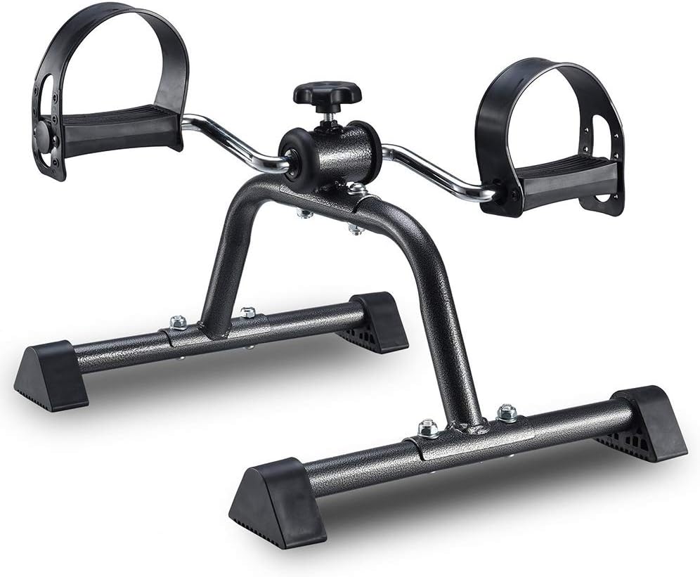 Black Chrome Frame Mini Cycle Exercise Pedals C307
