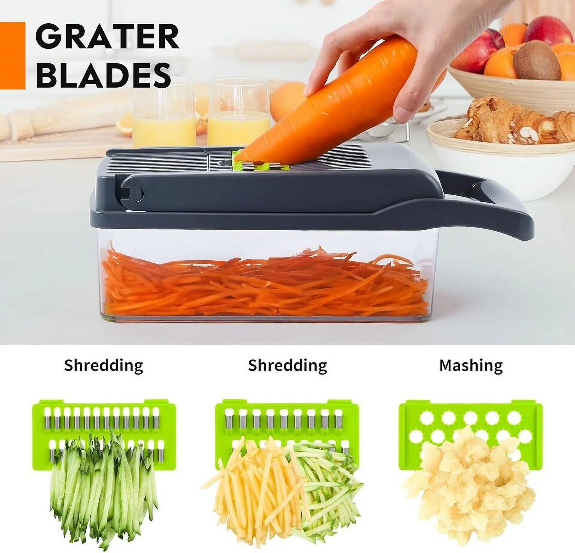13 in 1 Vegetable Chopper Gray W784