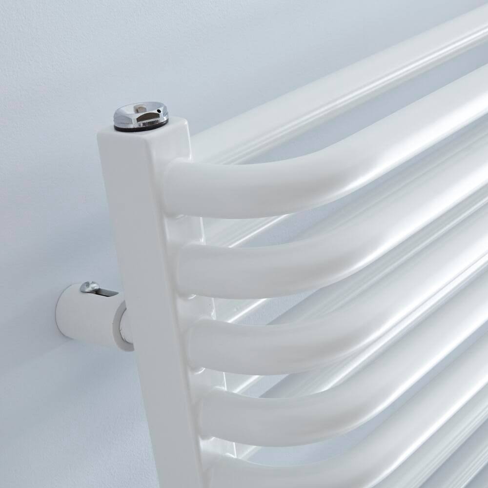 White Hydronic Heated Towel Warmer A9850