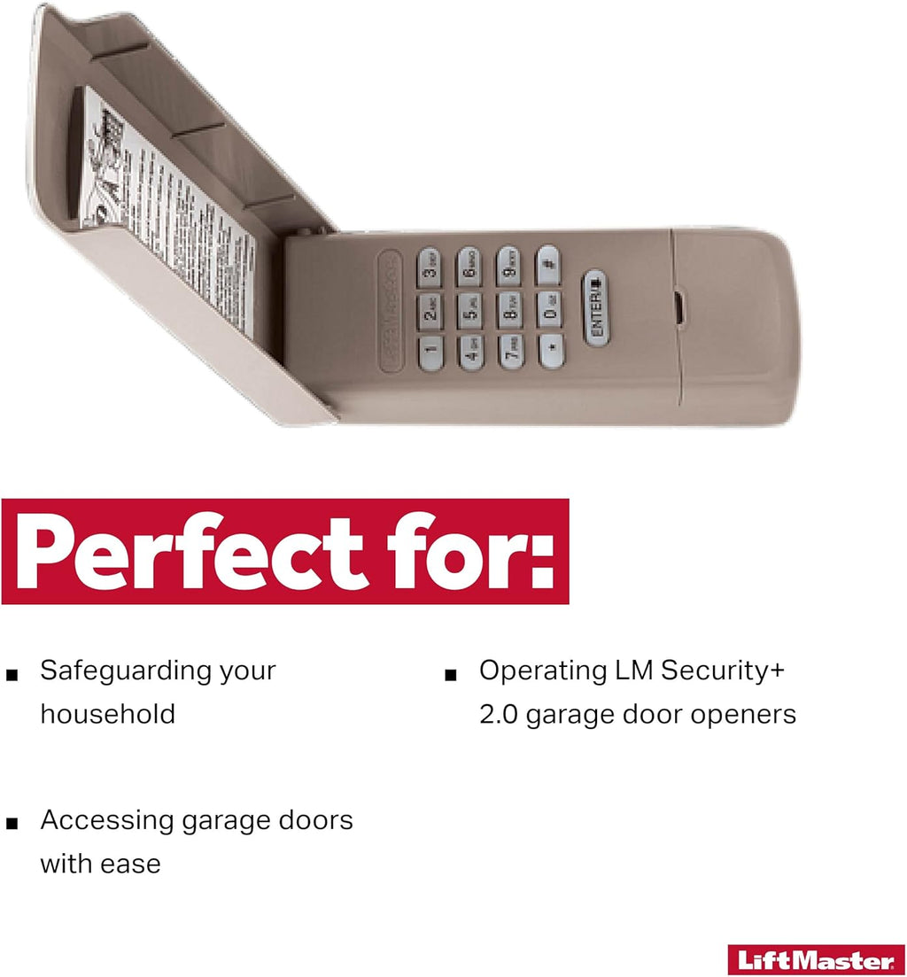 Wireless Keyless Entry Keypad for Garage Door Openers H839809