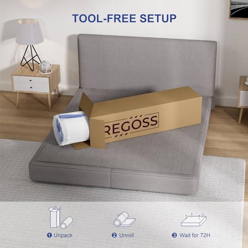 Twin Size 10 Inch Hybrid Mattress with Memory Foam and Pocket Spring G772