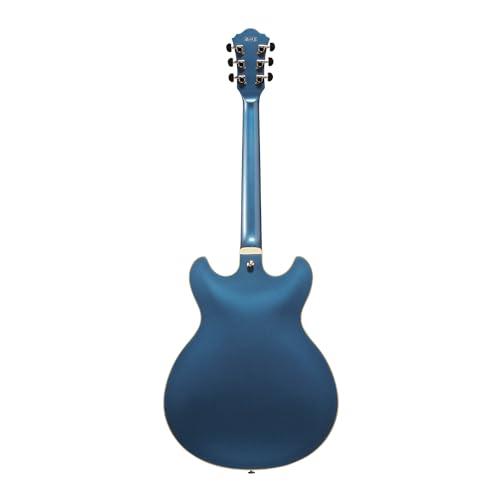 Prussian Blue Metallic Semi-hollow Electric Guitar Z78019