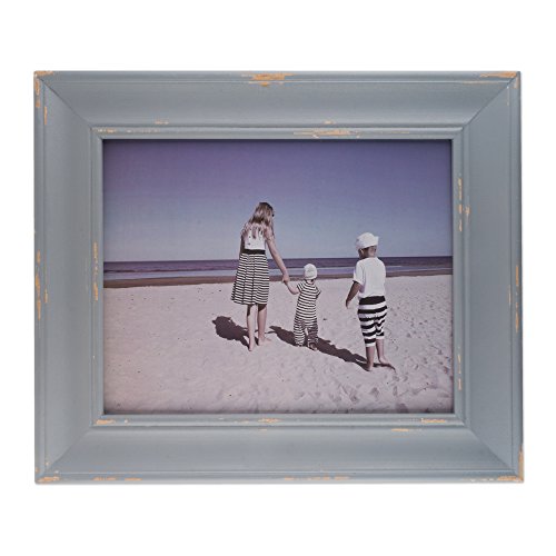 Antique Silver Distressed Wooden Picture Frame 8x10 G51096