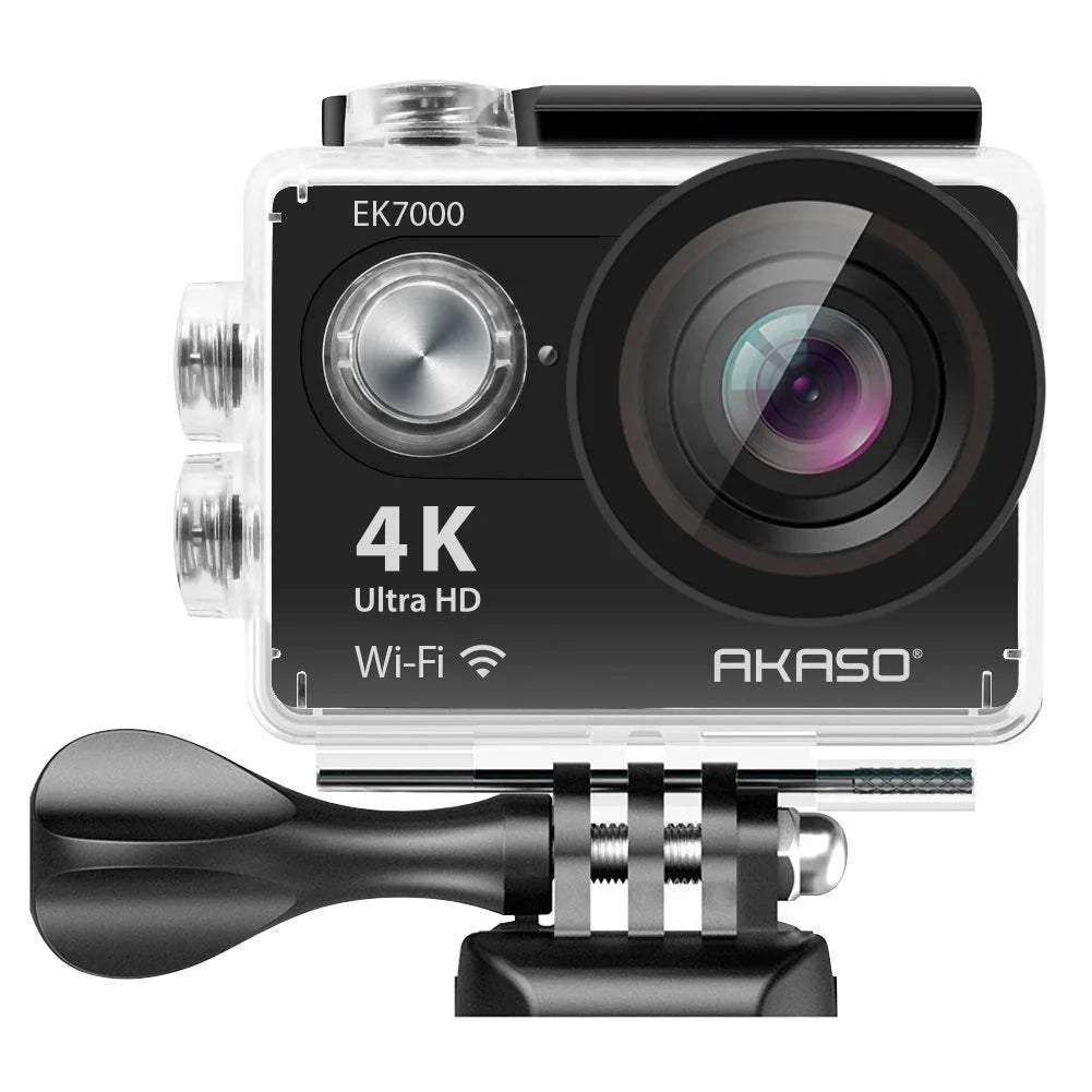 Action Camera 4K Ultra HD 12MP Waterproof Black V440629