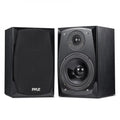 Black Bluetooth Bookshelf Stereo Speakers W13621