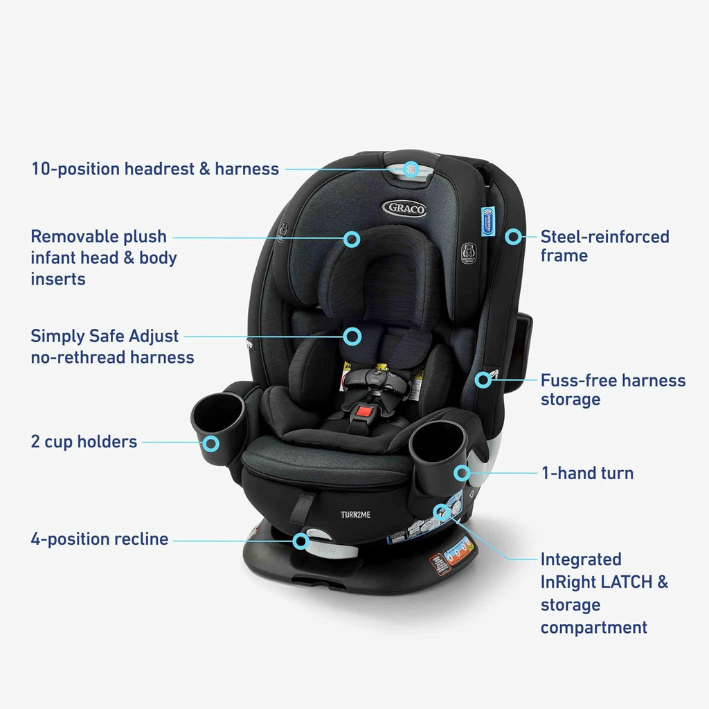 3-in-1 Rotating Convertible Car Seat Q176367