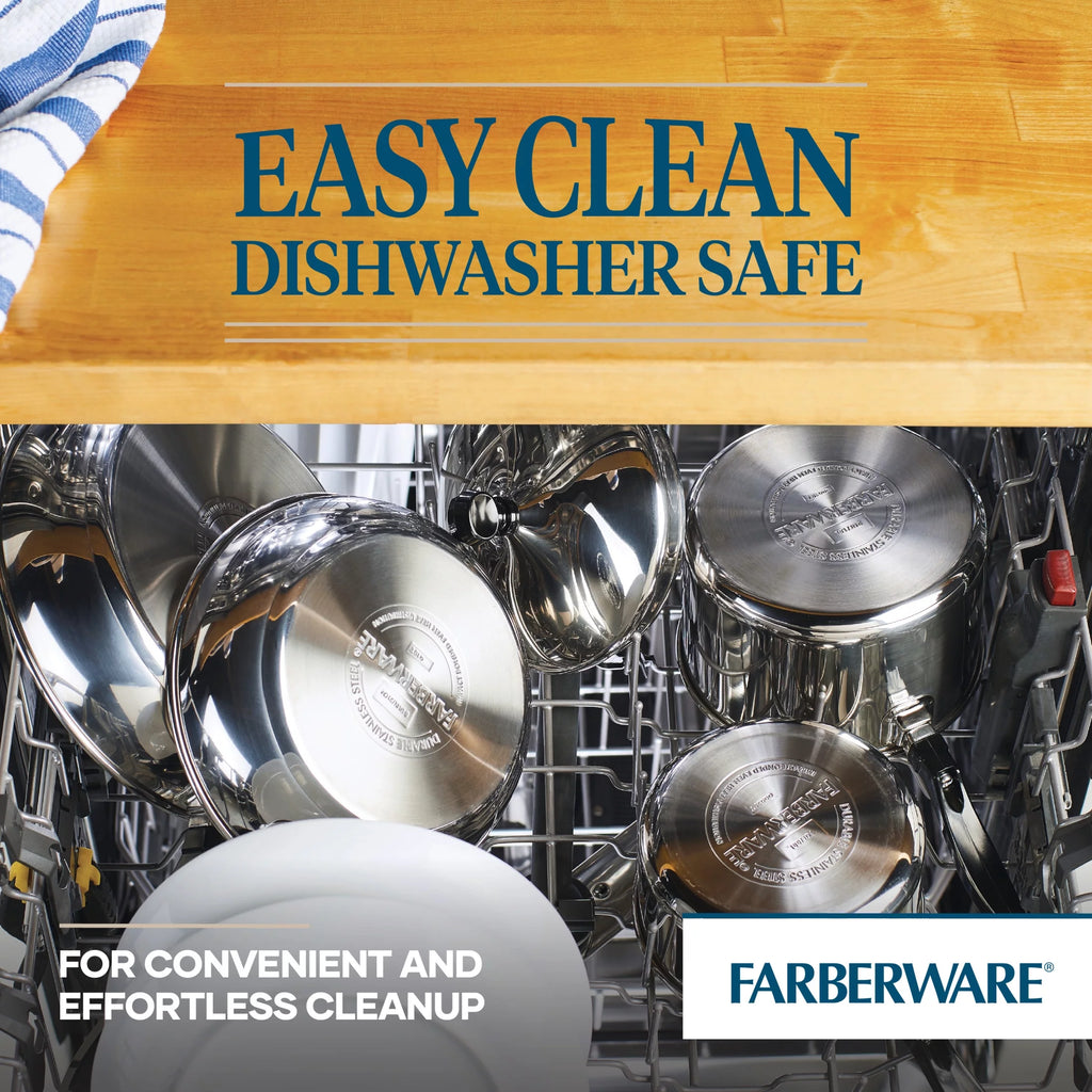 15 Piece Stainless Steel Pots and Pans Set S611768