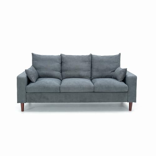Grey Fabric 3-Seater Sofa T16236