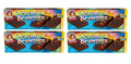 4 Big Pack Boxes Individually Wrapped Brownies with Chocolate Chip Candy X5566