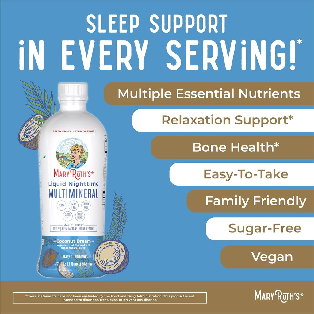 Nighttime Multimineral & Multivitamin Liquid U8917