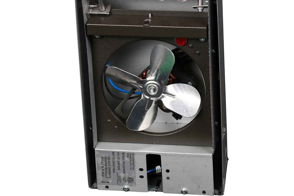 White 2000/1500 W Fan Forced Wall Heater K608
