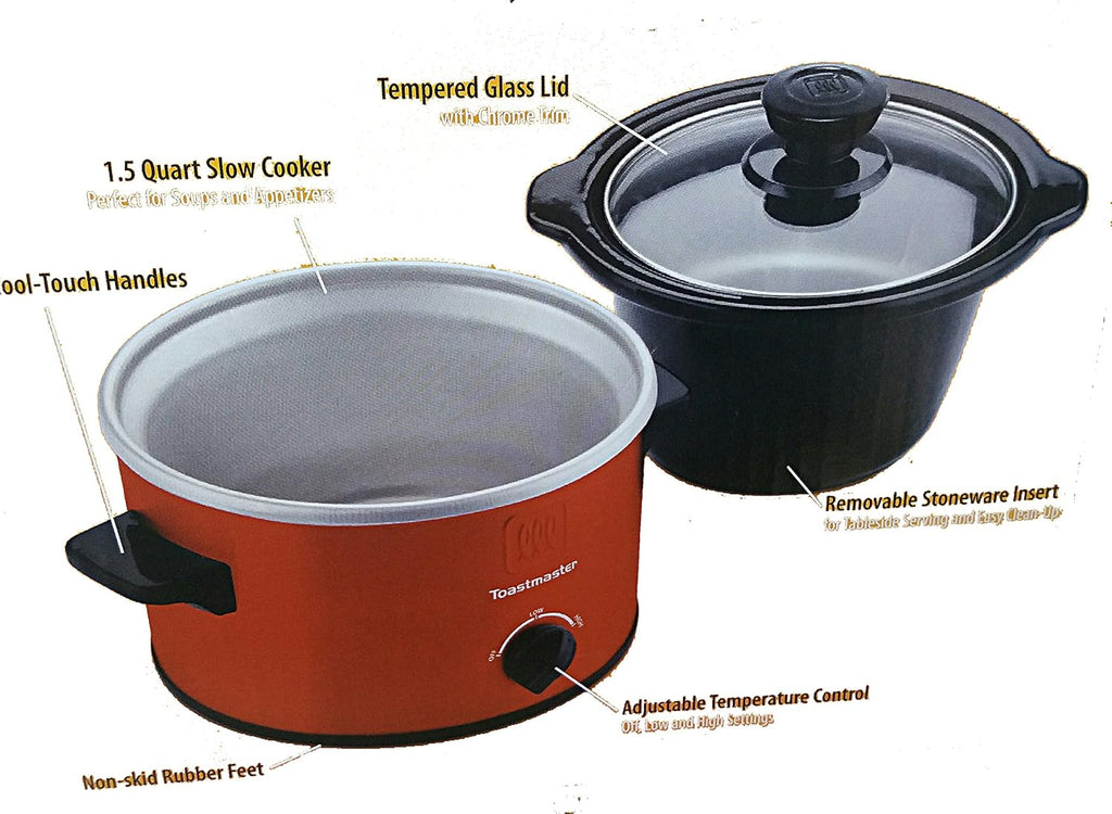 1.5 Quart Slow Cooker with Removable Stoneware Q830050