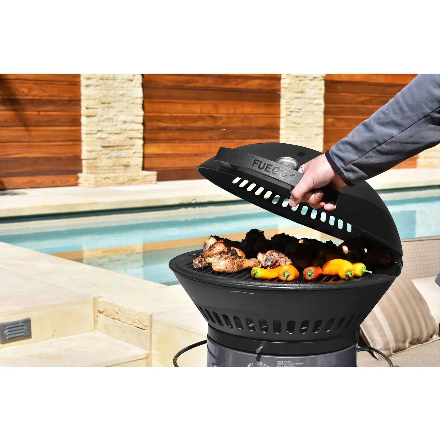 Dark Gray Propane Gas Grill S2281