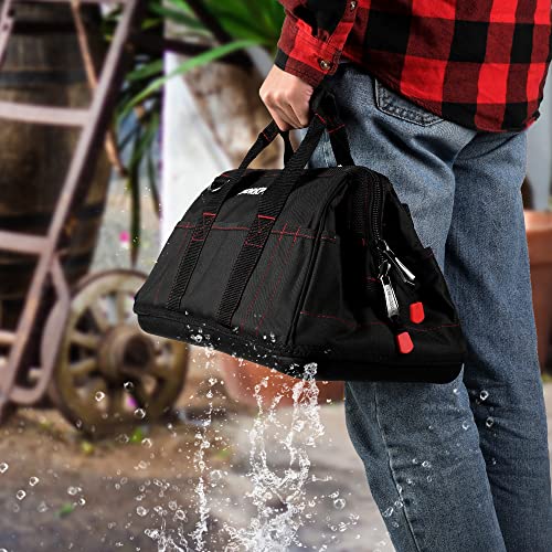 16-inch Wide Mouth Tool Storage Bag with Water Proof Rubber Base B931629