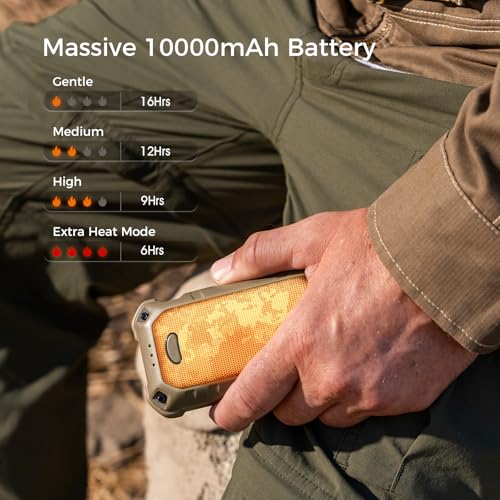 IP56 Waterproof Rechargeable 10000mAh Hand Warmer with Torchlight W37701