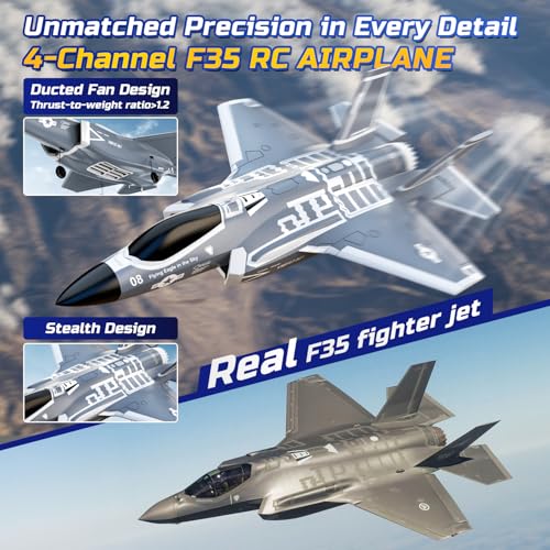 4 Channel Brushless RC Plane EDF Fighter Jet T273