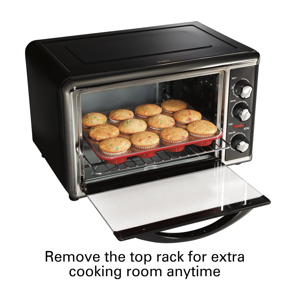 Extra Large Capacity Convection Countertop Oven with Rotisserie, Silver N22099