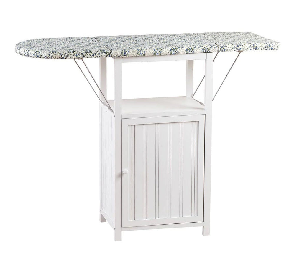 White Ironing Board with Storage Cabinet Q89524