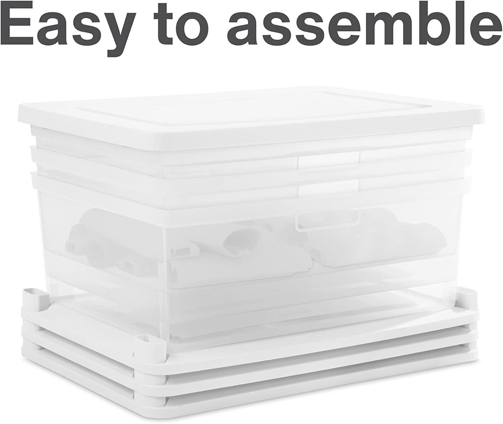 White 3 Drawer Plastic Storage Tower Y616678
