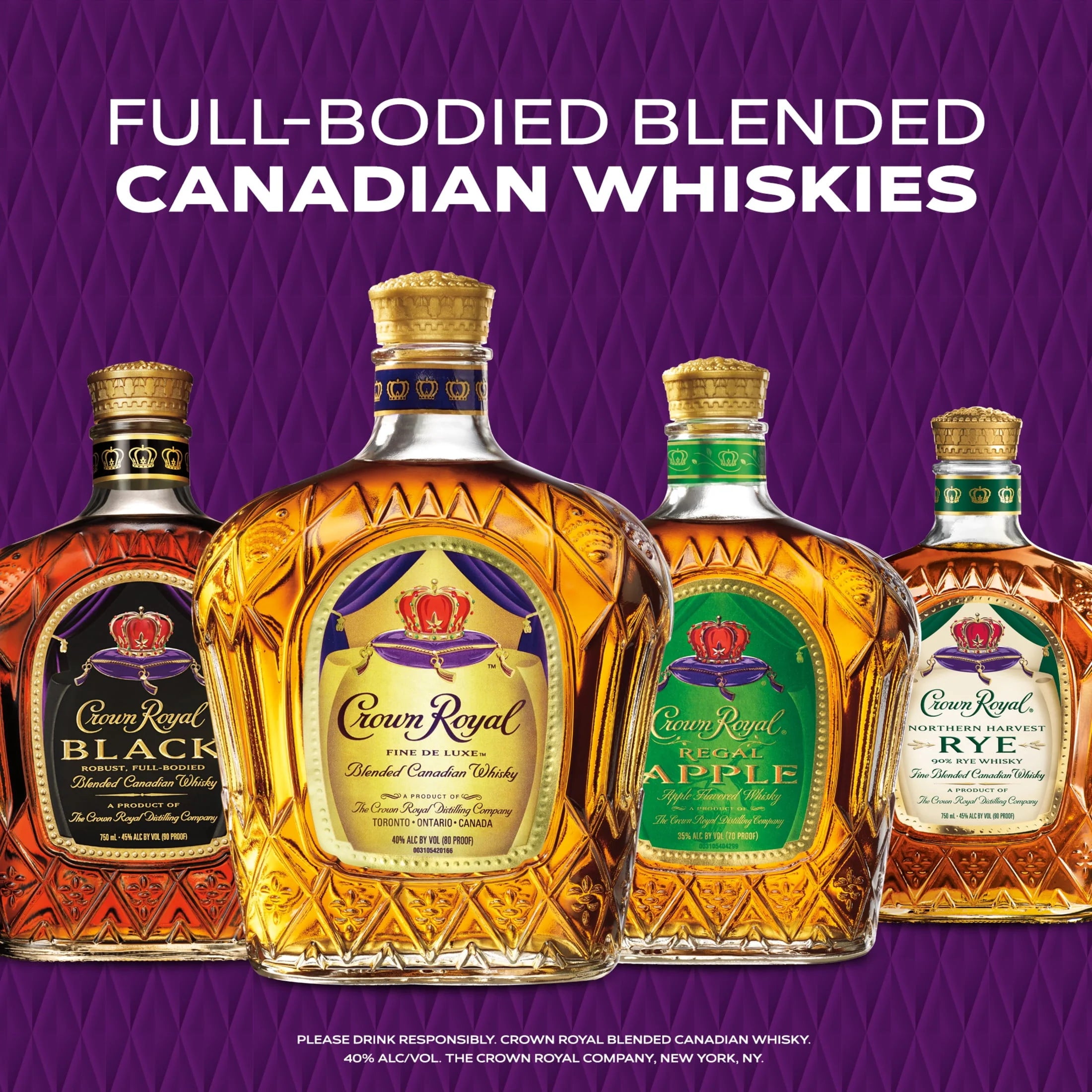 375 mL Blended Canadian Whisky, 40% ABV O756