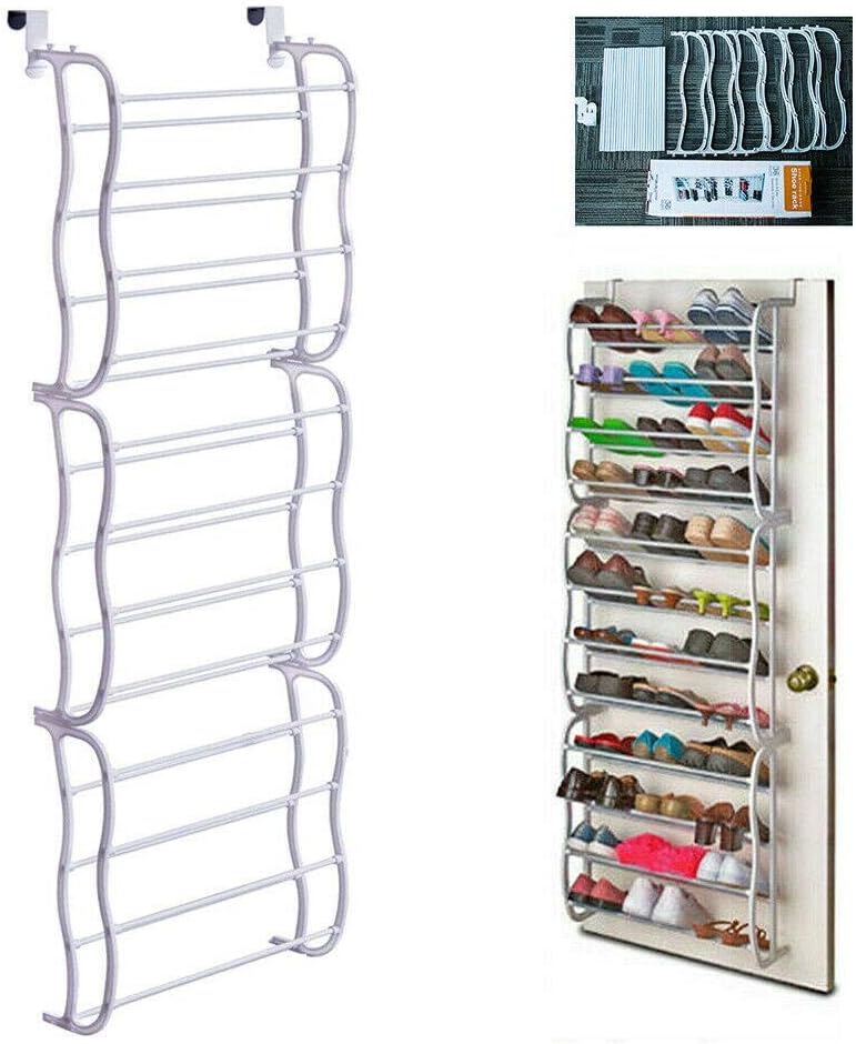 36 Pair Hanging Shoe Organizer with Hooks W433915