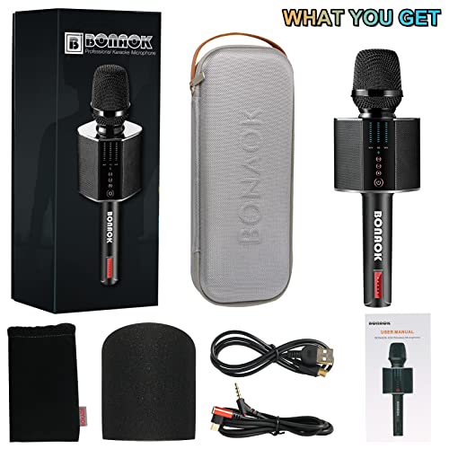 Portable Wireless Bluetooth Karaoke Microphone Black R972