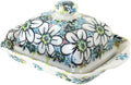 Blue Square Butter Dish Y98113