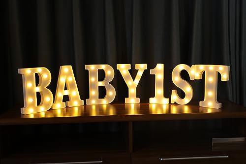 Battery Powered LED Marquee Light Up Letters C25195