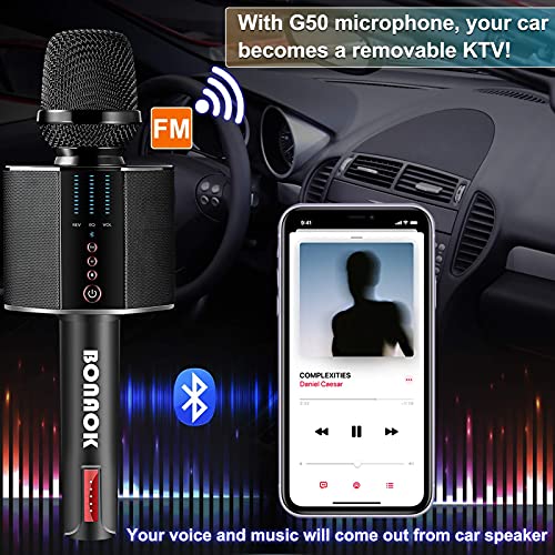 Portable Wireless Bluetooth Karaoke Microphone Black R972