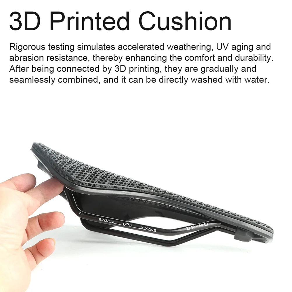 3d Printed Mountain Road Bicycle Saddle V5384